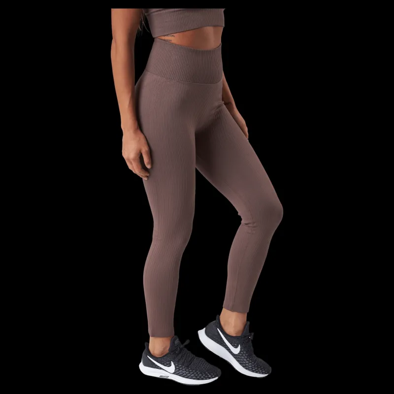 Sale BLACC Rib Seamless Tights 2.0 Taupe Brun