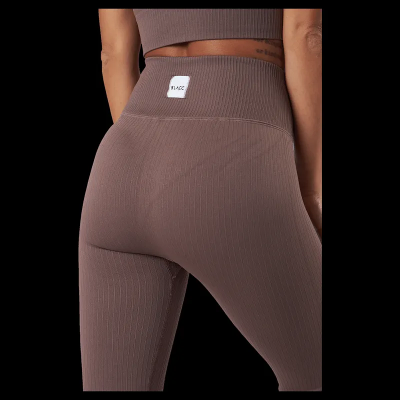 Sale BLACC Rib Seamless Tights 2.0 Taupe Brun