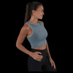 Best Better Bodies Rib Seamless Top Grey Grå