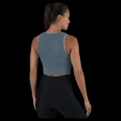 Best Better Bodies Rib Seamless Top Grey Grå