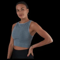 Best Better Bodies Rib Seamless Top Grey Grå