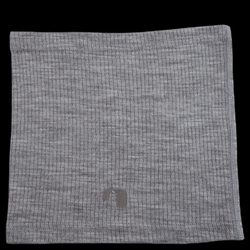 Clearance Lindberg Rib Sport Neck Warmer Junior Greymelange Grå
