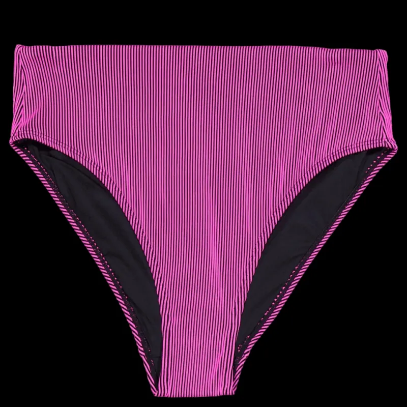 Puma Ribbed High Waist Pink/black Rosa och Svart Best