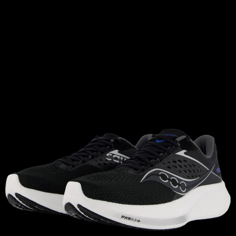 Saucony Ride 17 Men Black/white Svart Sale