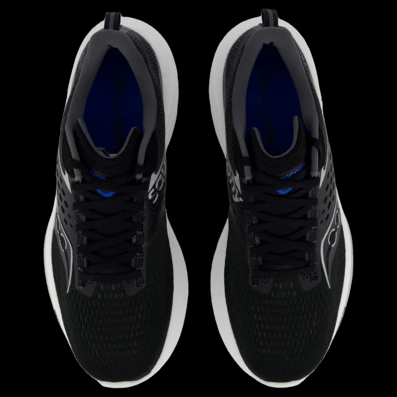 Saucony Ride 17 Men Black/white Svart Sale