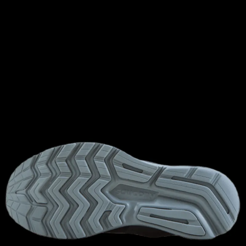 Saucony Ride 14 Runshield Black/gravel Blå New