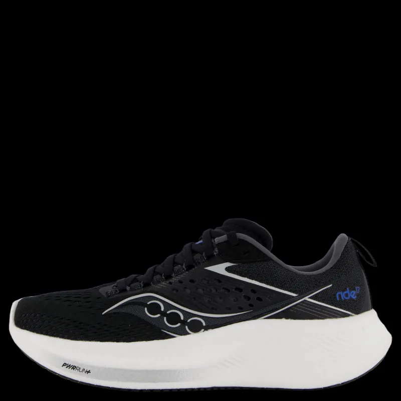 Saucony Ride 17 Women Black/white Svart Hot