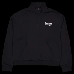 Hot Reebok Rie 1/4 Zip Black Svart
