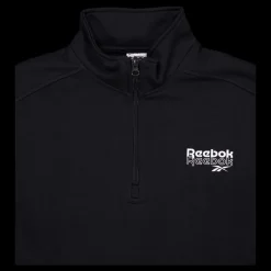 Hot Reebok Rie 1/4 Zip Black Svart