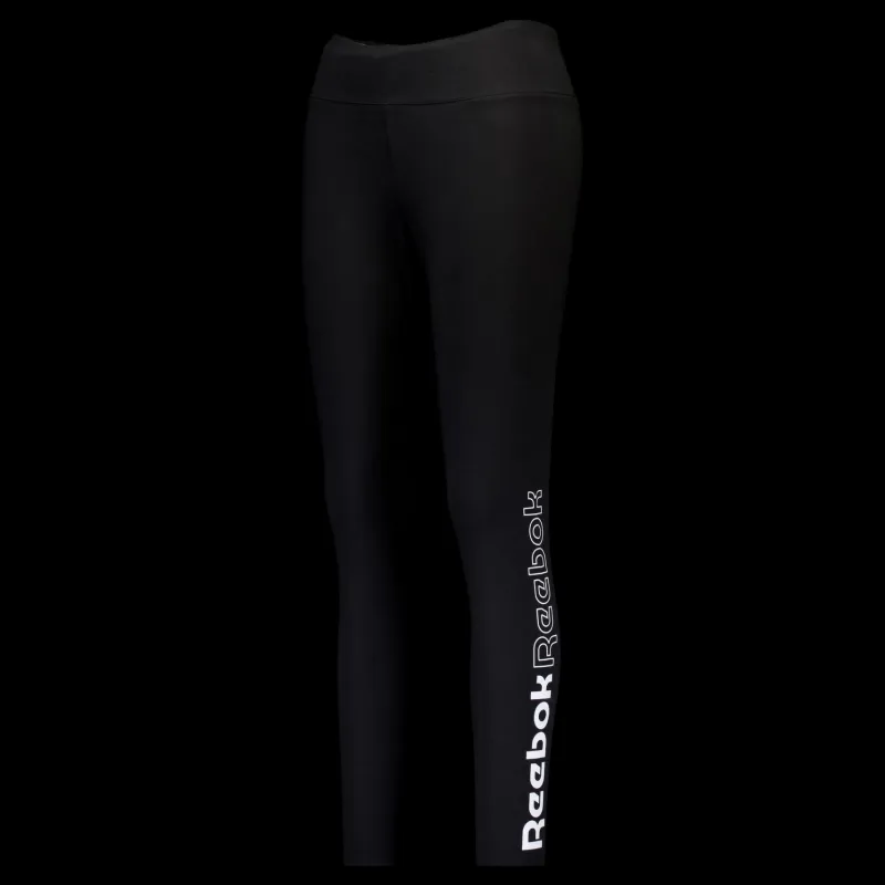 Hot Reebok Rie Cotton Legging Black/white Svart