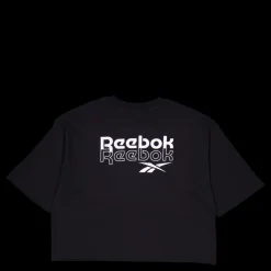 Discount Reebok Rie Tee Black Svart