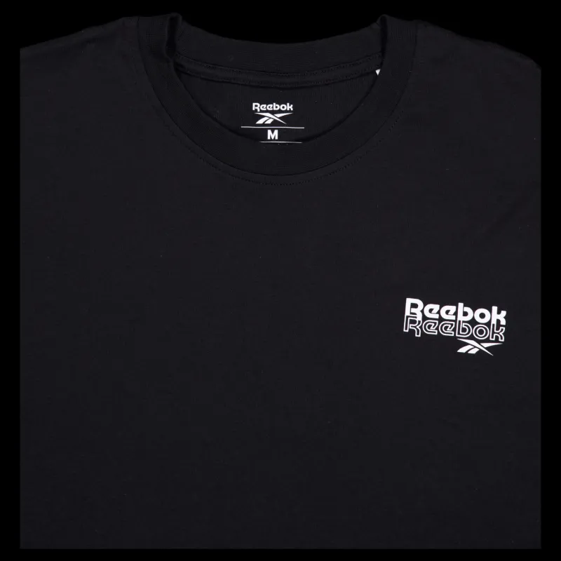 Discount Reebok Rie Tee Black Svart