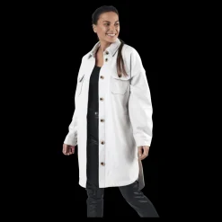 Outlet Pieces Riema Overshirt Jacket Grey