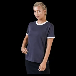 Best Nike Ringer Top SS Blue/White Blå
