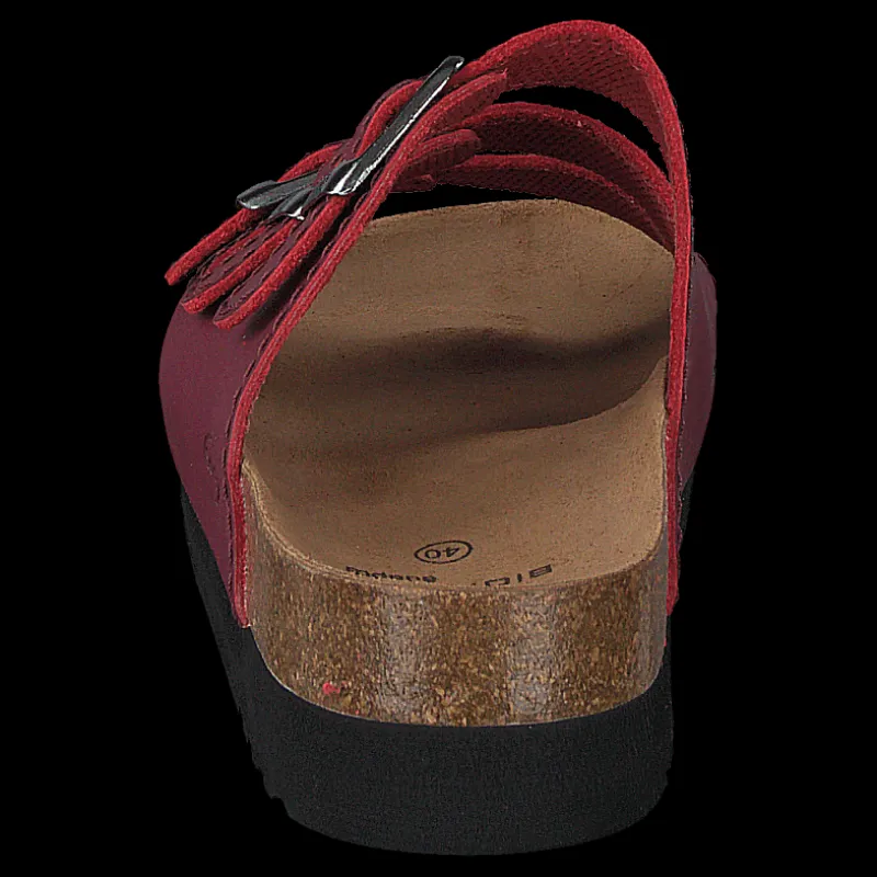 Scholl Rio Bordeaux Röd Hot