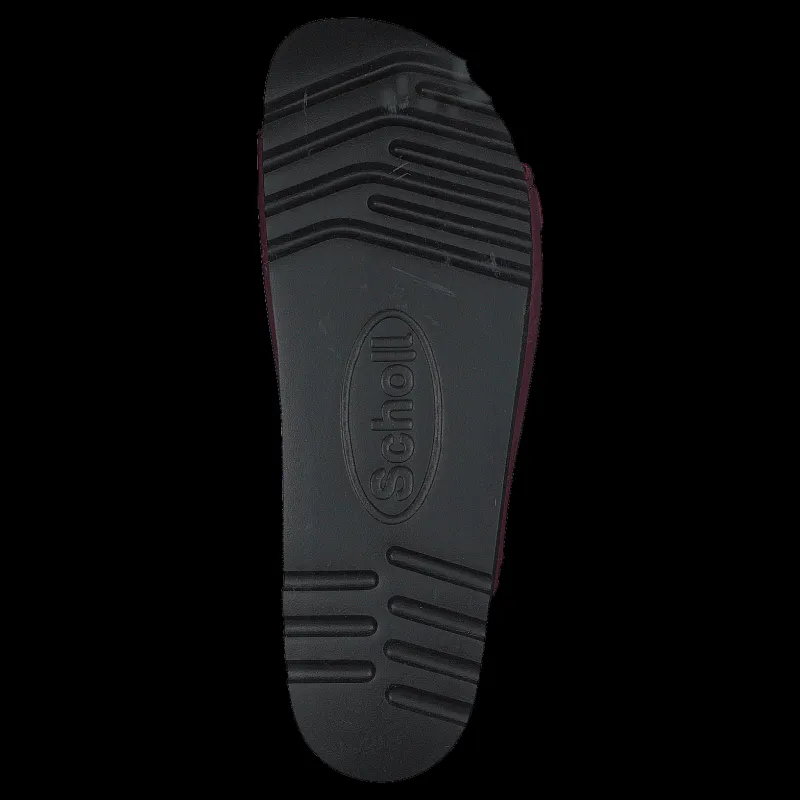 Scholl Rio Bordeaux Röd Hot