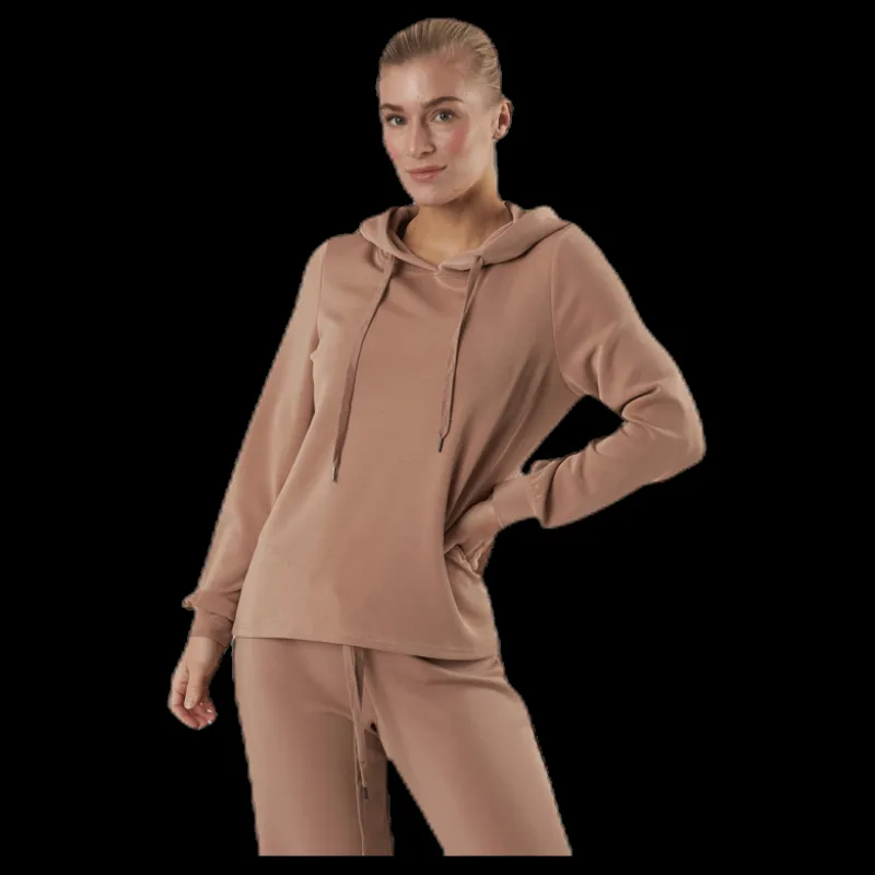 Best Pieces Rise Hoodie Lounge Red Röd