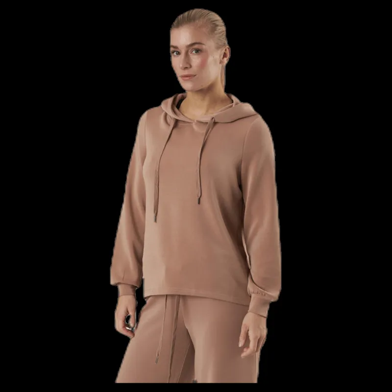 Best Pieces Rise Hoodie Lounge Red Röd
