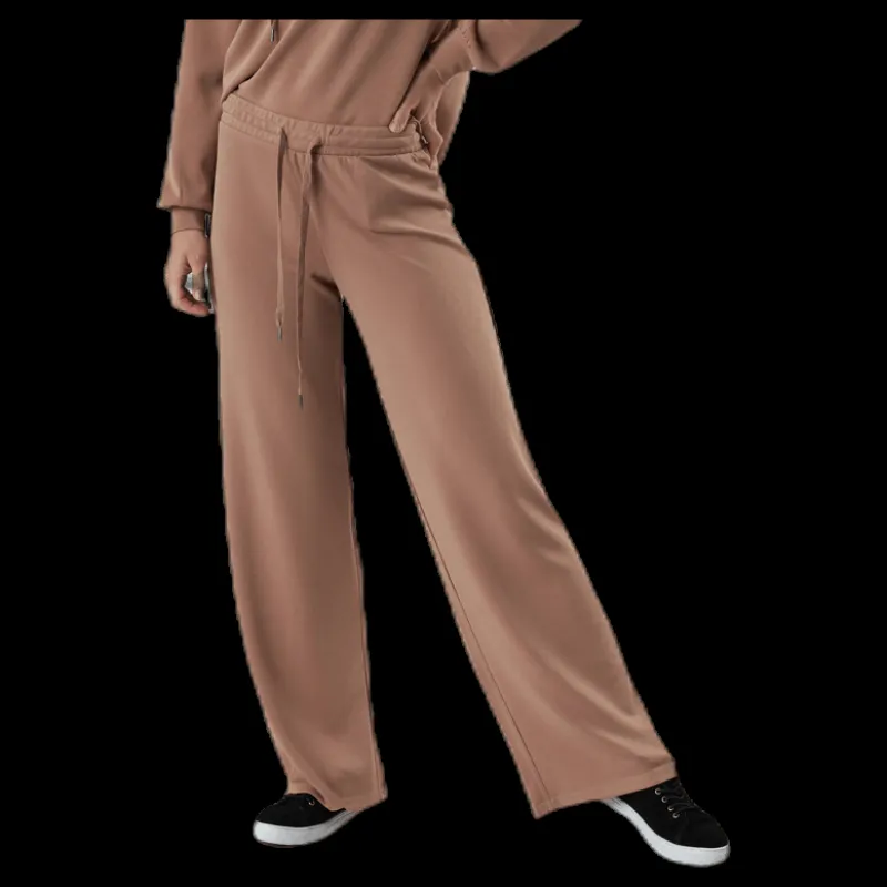 Best Pieces Rise Mw Wide Pant Lounge Red Röd