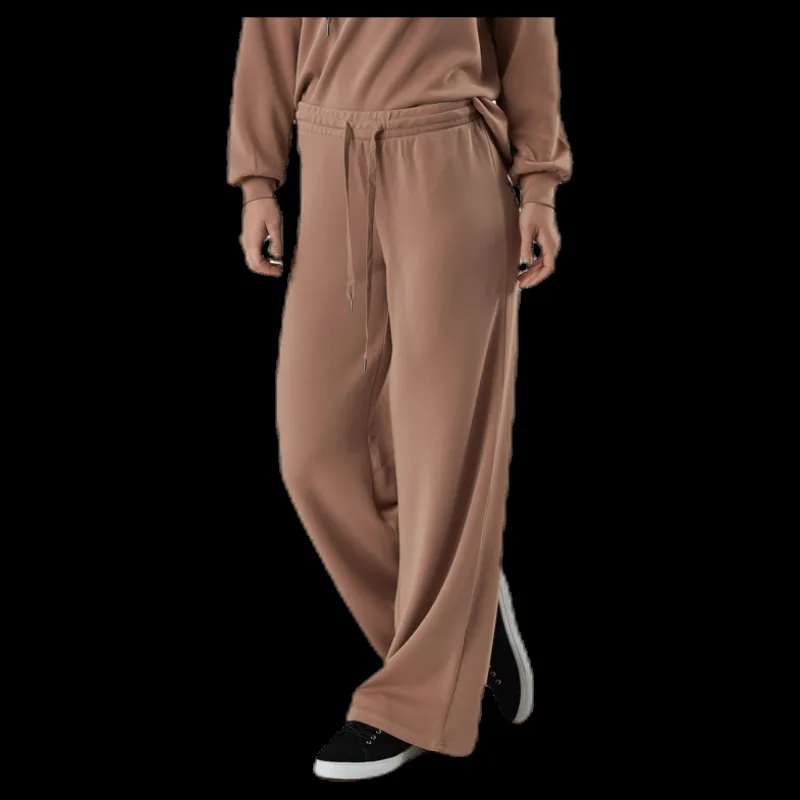 Best Pieces Rise Mw Wide Pant Lounge Red Röd