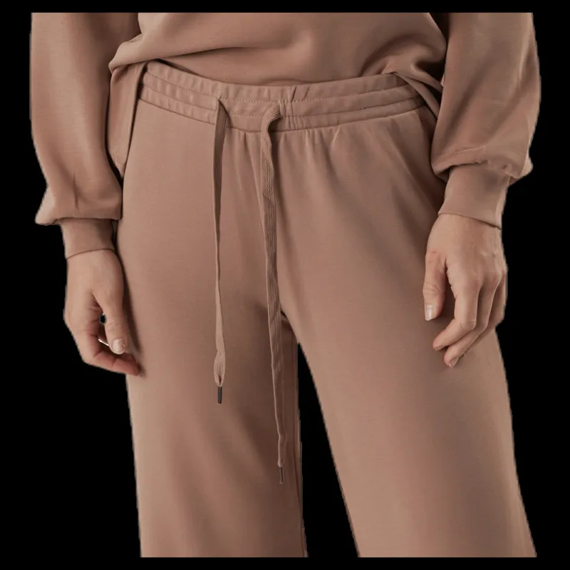 Best Pieces Rise Mw Wide Pant Lounge Red Röd
