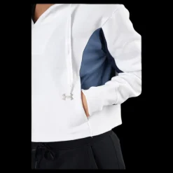 Under Armour Rival Fleece EMB Hoodie White Vit Sale