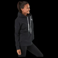 New Under Armour Rival Fleece Fz Hoodie Black Svart