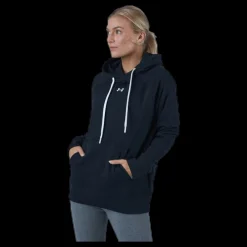 Under Armour Rival Fleece HB Hoodie Black Svart Discount