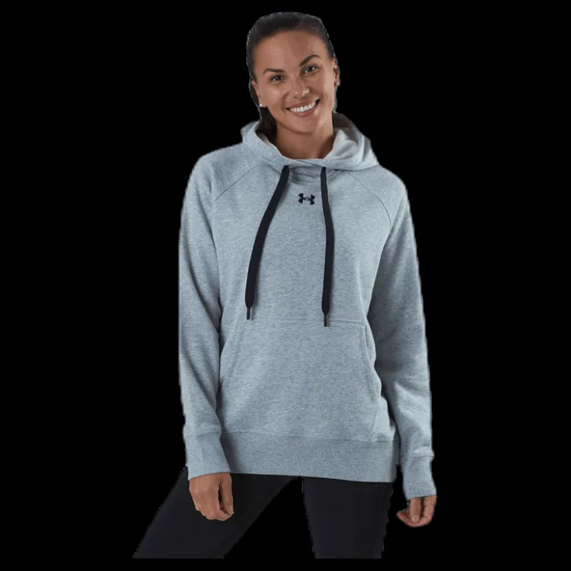 Discount Under Armour Rival Fleece HB Hoodie Grey Grå