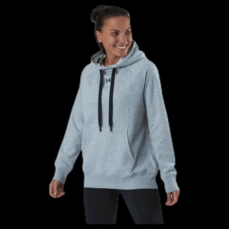 Discount Under Armour Rival Fleece HB Hoodie Grey Grå