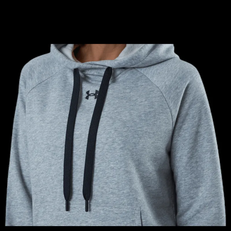 Discount Under Armour Rival Fleece HB Hoodie Grey Grå