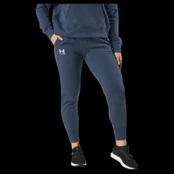 Outlet Under Armour Rival Fleece Joggers Downpour Gray Blå