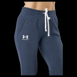 Outlet Under Armour Rival Fleece Joggers Downpour Gray Blå