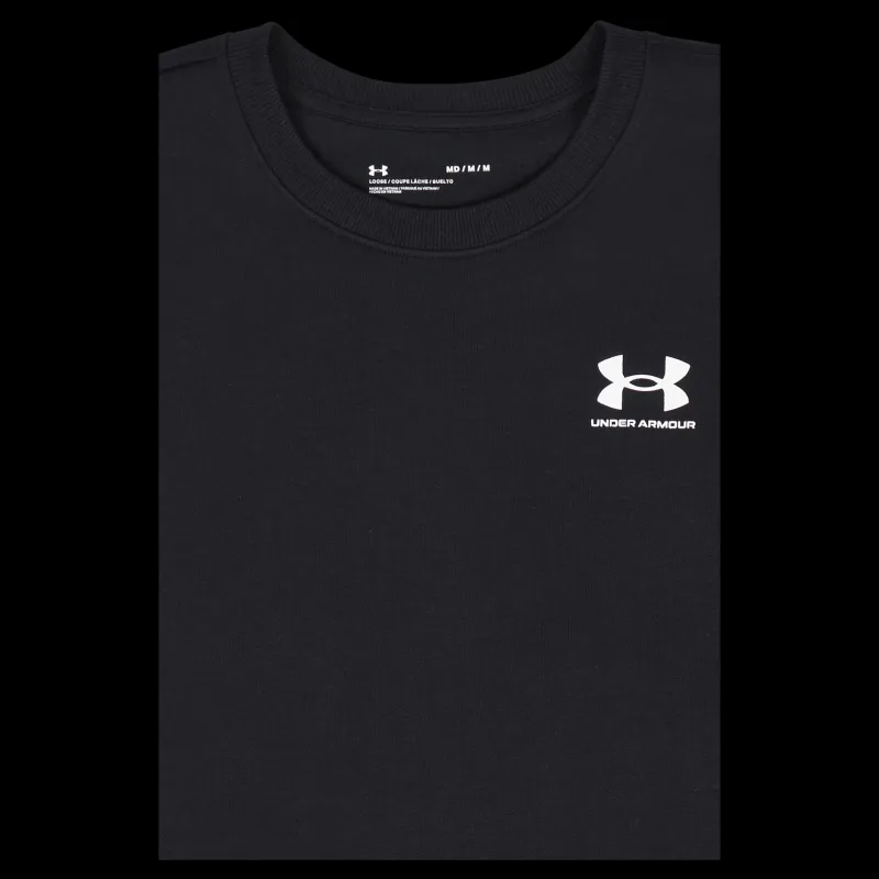 Clearance Under Armour Rival Fleece Oversize Crew Svart