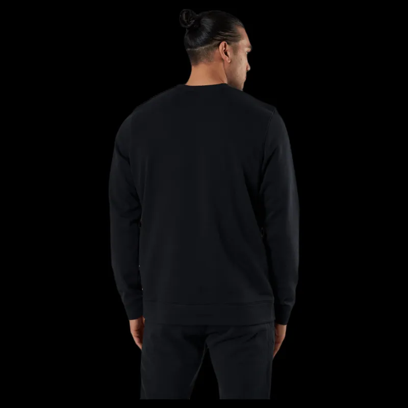 Under Armour Rival Terry Crew Black Svart Hot