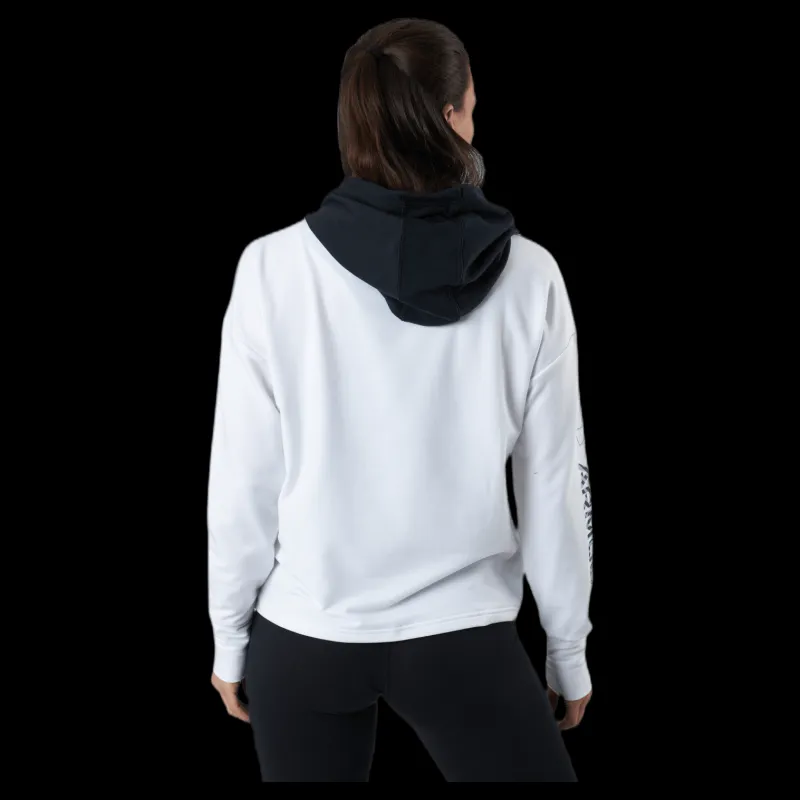 Under Armour Rival Terry Geo Hoodie White Vit Clearance
