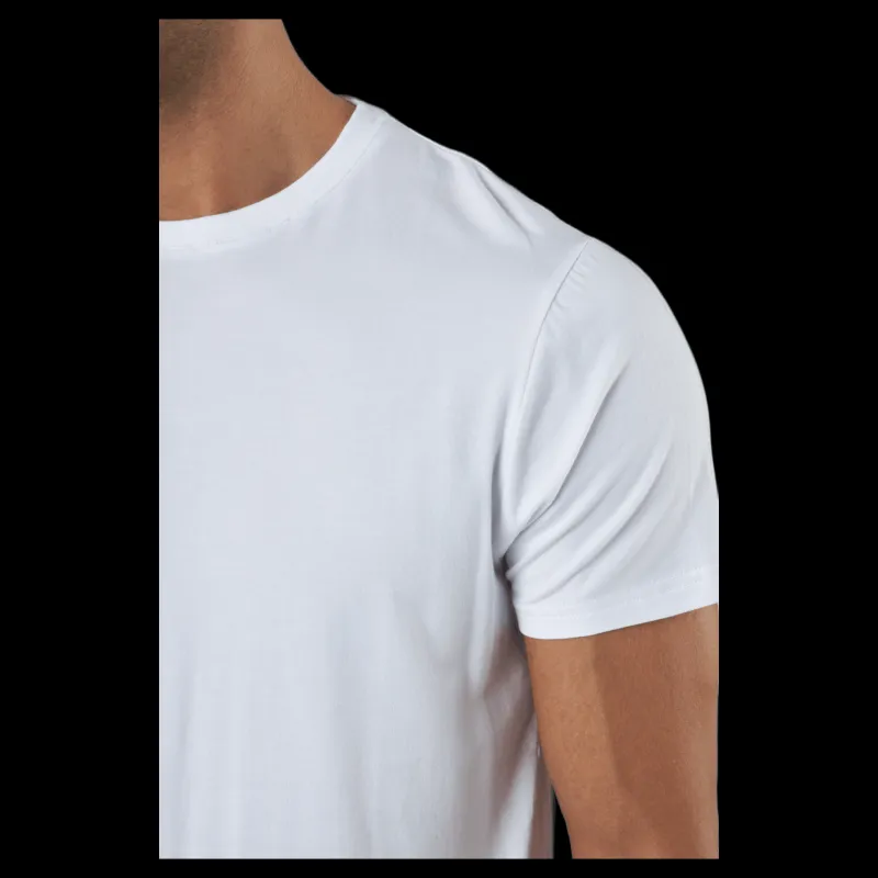 Online Resteröds R-neck Tee Bamboo White Vit