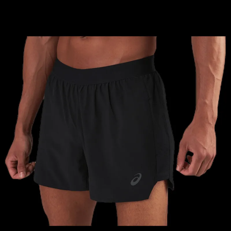 Online ASICS Road 5In Short Black Svart