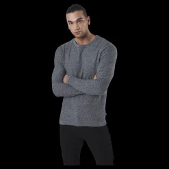Discount Jack & Jones Rob Knit Crew Neck Black Svart