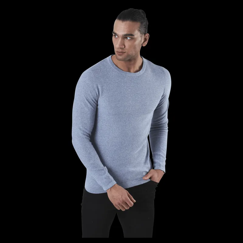 Clearance Jack & Jones Rob Knit Crew Neck Blue Blå