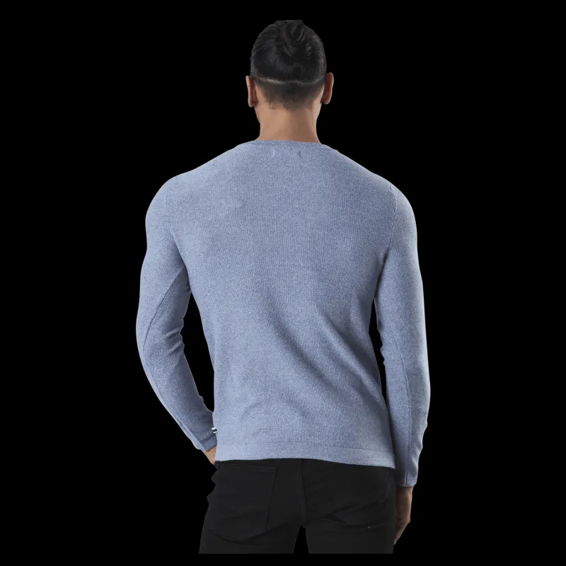 Clearance Jack & Jones Rob Knit Crew Neck Blue Blå
