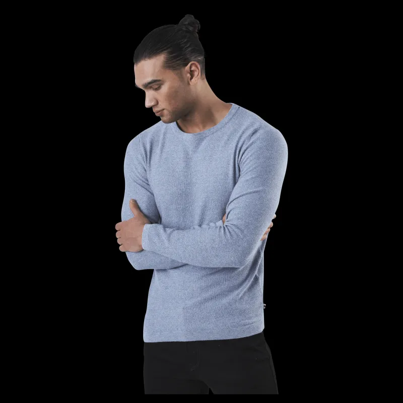 Clearance Jack & Jones Rob Knit Crew Neck Blue Blå