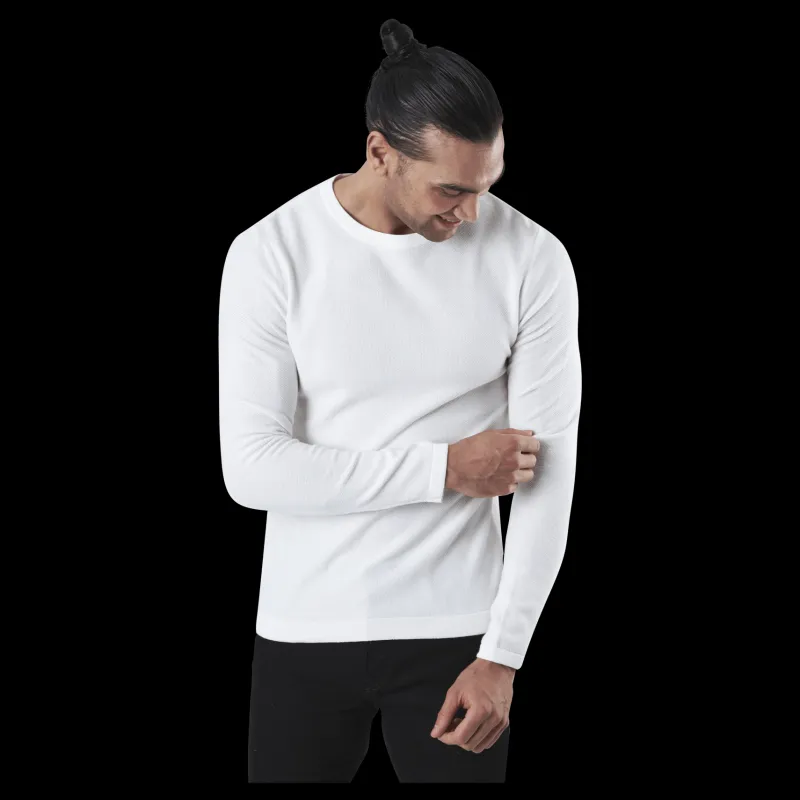 Jack & Jones Rob Knit Crew Neck White Vit New