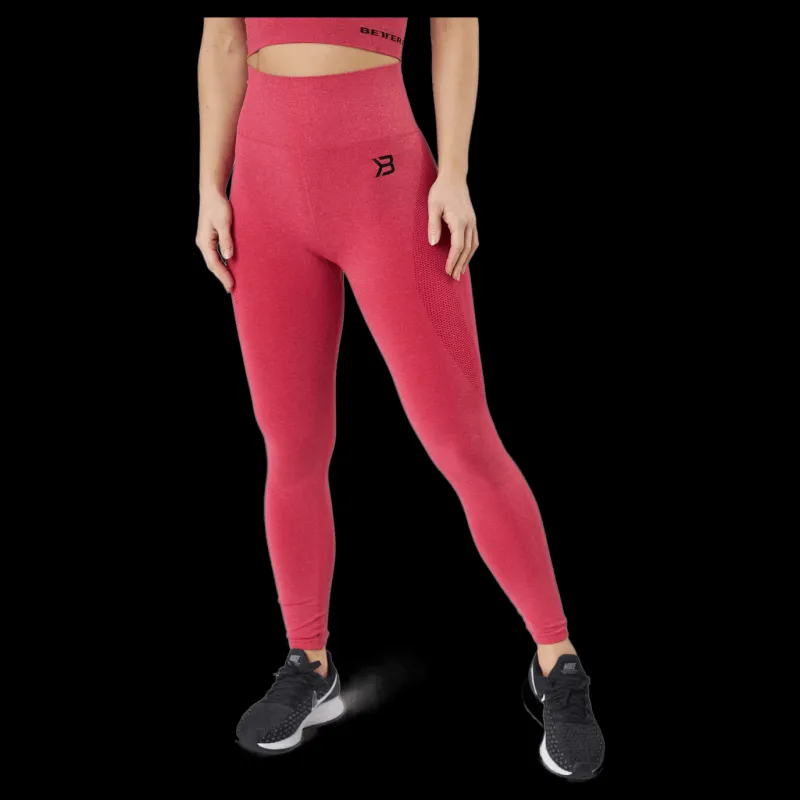 Online Better Bodies Rockaway Leggings Chili Red Melange Rosa
