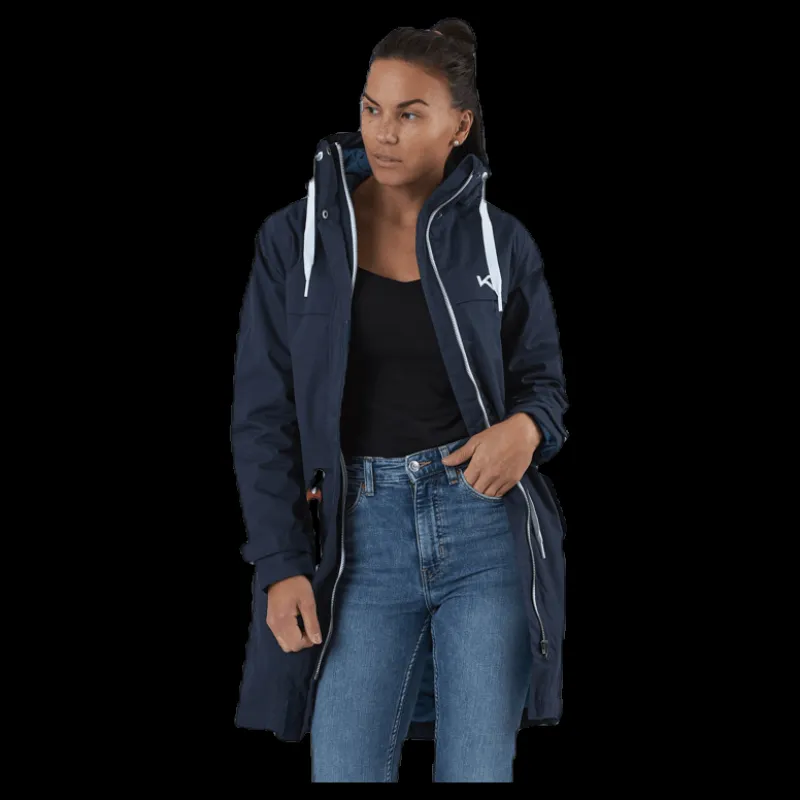 Kari Traa Rokne Parka Blue Blå Clearance