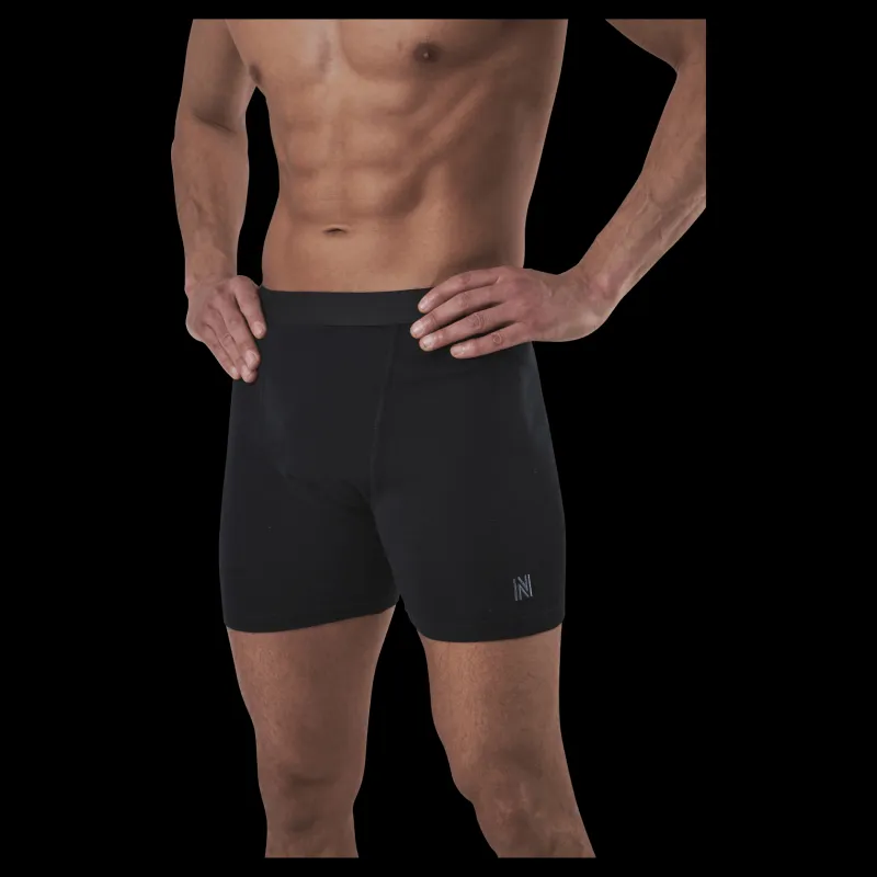 Norfolk Rollo Boxer 100% Merino Wool Black Svart
