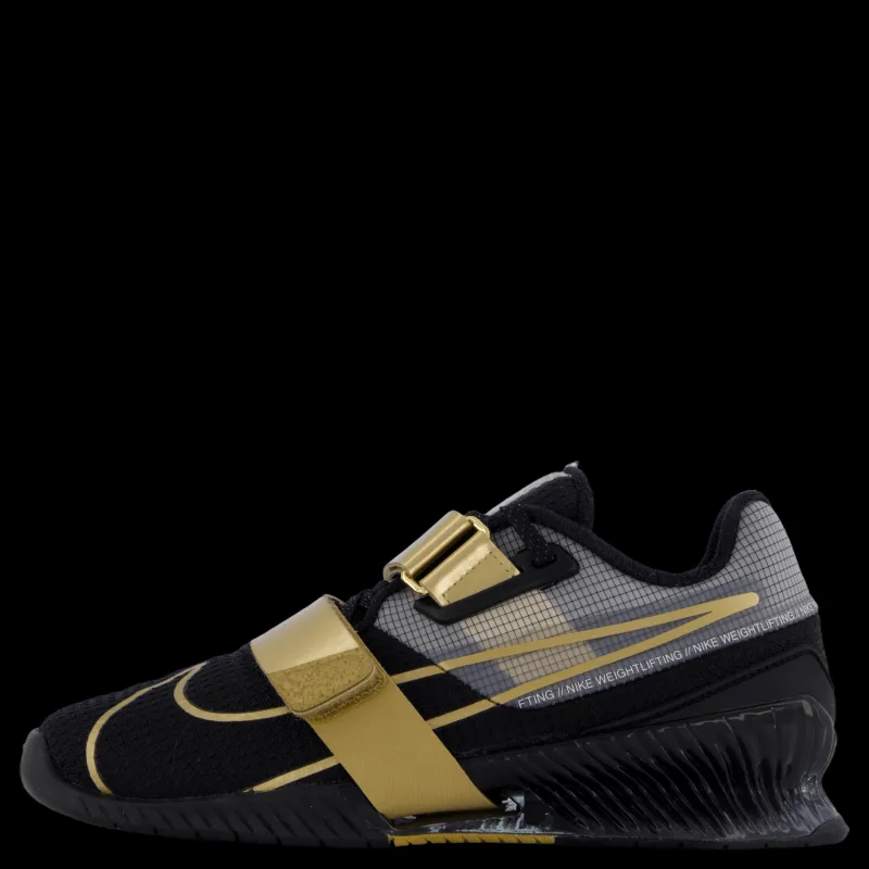 Nike Romaleos 4 Black/metallic Gold-white Svart och Vit Hot