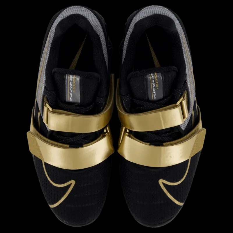 Nike Romaleos 4 Black/metallic Gold-white Svart och Vit Hot