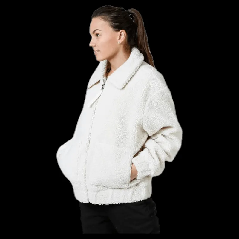 Outlet Svea Rome Pile Jacket White Vit