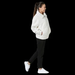 Outlet Svea Rome Pile Jacket White Vit
